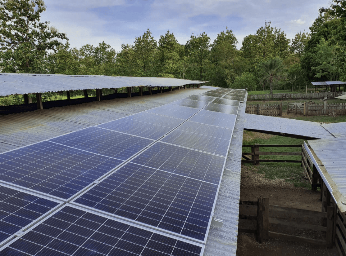 Rancho avellanas paneles solares